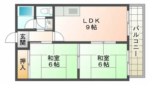 サンフローレ千代ヶ丘【3階】の間取り