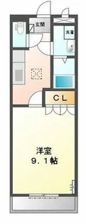 レジデンスE&R【2階】の間取り