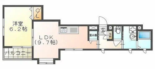 パークTAKASHO【2階】の間取り