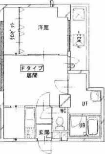 第二北美マンション【6階】の間取り