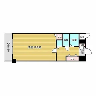 ユニバーサルマンション【2階】の間取り