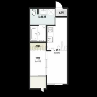 KOYA 430【2階】の間取り