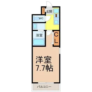 モラリエ西高蔵【3階】の間取り