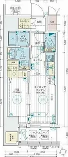 エステムコート名古屋葵【12階】の間取り