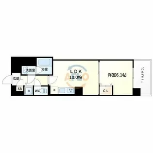 ル ヴェール新大阪【7階】の間取り