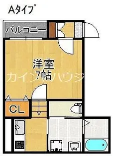 大阪府大阪市住吉区東粉浜3丁目【マンション】の間取り