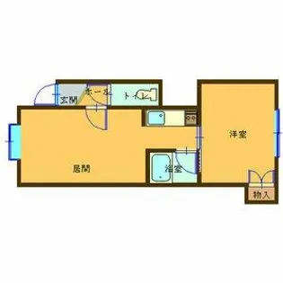 AC発寒 壱番館【205号室】の間取り