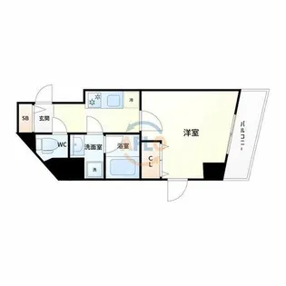 RIDGE江坂【8階】の間取り