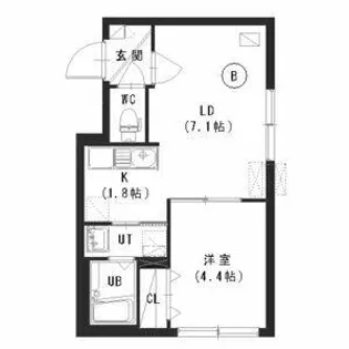 SHERRY【302号室】の間取り