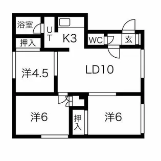 ローヤルシャトー1【201号室】の間取り