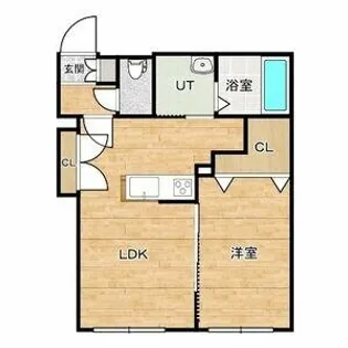 ティラミス【1階】の間取り