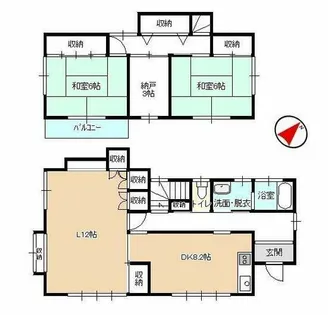 兵庫県赤穂郡上郡町山野里【一戸建】の間取り
