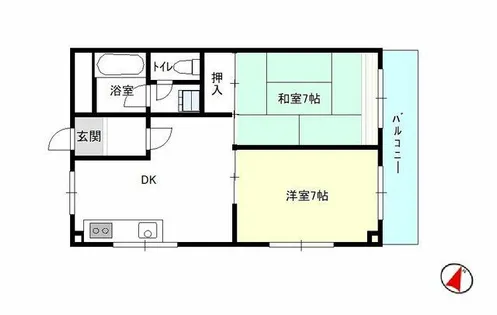 グランボア【3階】の間取り