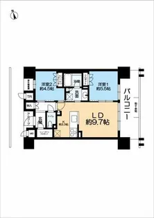 ローレルアイ高槻【12階】の間取り