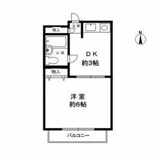 メゾン豊中 PART21【2階】の間取り