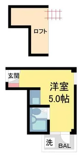 サンパレス21ベルデ1【4階】の間取り