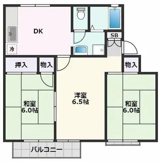 カーサベラ【2階】の間取り