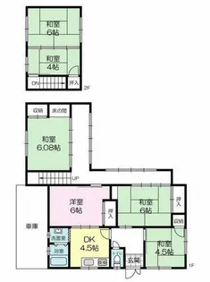 兵庫県加西市北条町北条【一戸建】の間取り