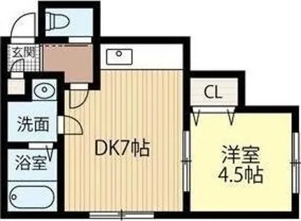 ラブラドール南9条【2階】の間取り