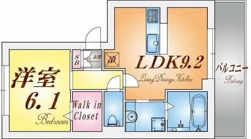 プランドールハイム【3階】の間取り