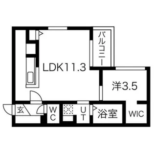 casaAT平岸2nd【402号室】の間取り