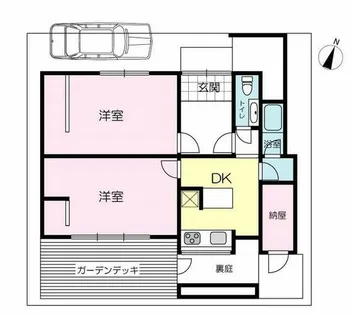 兵庫県姫路市香寺町岩部【一戸建】の間取り