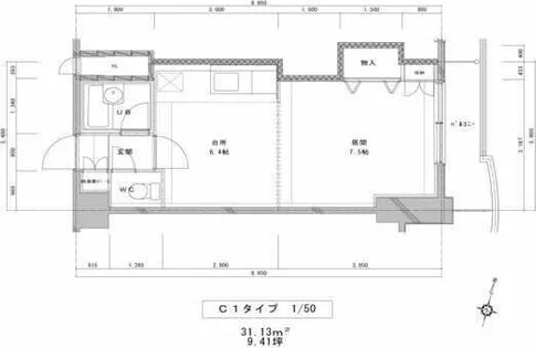 マーキーサッポロ(旧 ネスト大通16)【2階】の間取り