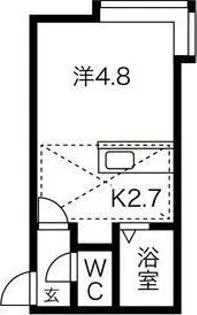 ラフォーレアイダ参番館【2階】の間取り