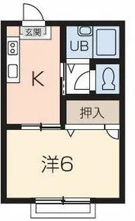 ヴィンテージハイツ【105号室】の間取り