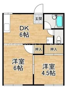 サンライフ新町【2階】の間取り