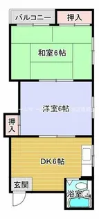 シーズコート住吉【5階】の間取り