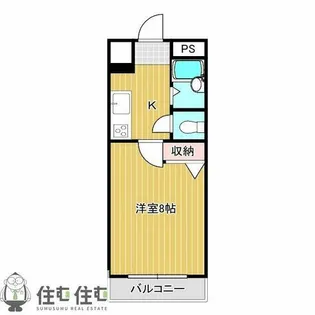 クレスト住吉【3階】の間取り