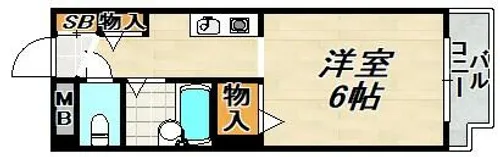 ポリアンサローズ【1階】の間取り