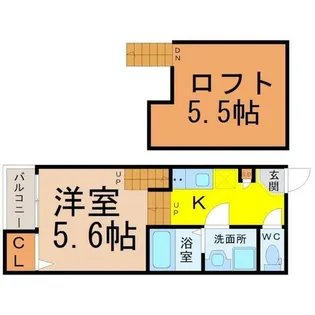 グリーンハイム吹上【2階】の間取り