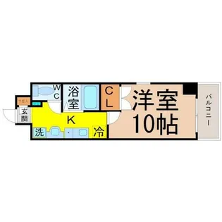 ルミナス新栄【5階】の間取り