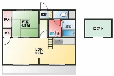 ユトリロ曙【4階】の間取り