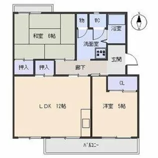 ブランヴェール【3階】の間取り