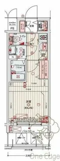 レオンコンフォート梅田北【10階】の間取り