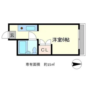 ハウス今出川【4階】の間取り