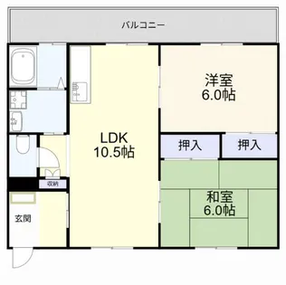 平井スクエアー【305号室】の間取り