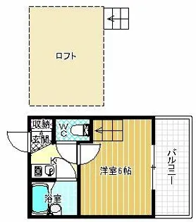 ヨーロピアン22番館【2階】の間取り
