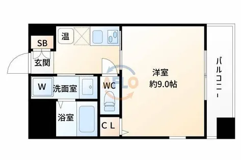 willDo新大阪【8階】の間取り