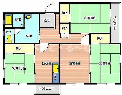 4DKの間取り画像