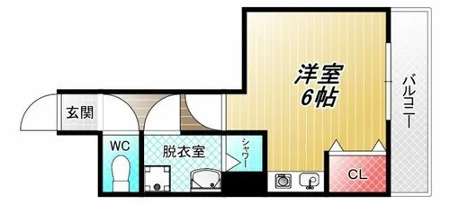 サウスイン大学前【3階】の間取り