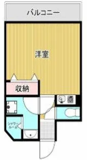 サウスイン大学前【2階】の間取り