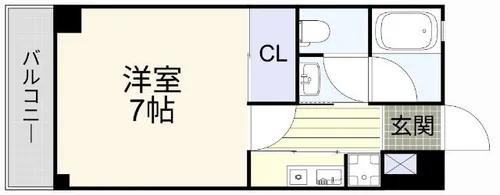 ヴェルジェ【201号室】の間取り