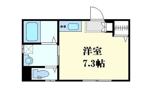 Fleur若菜町(フルール若菜町)【3階】の間取り