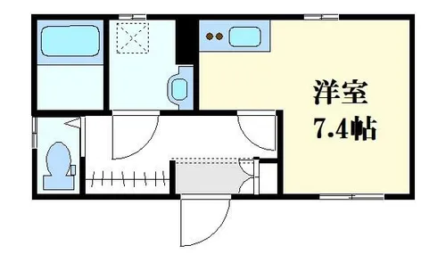 Fleur若菜町(フルール若菜町)【2階】の間取り