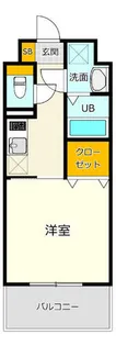 CAVANA天神【7階】の間取り