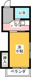 ハイツリトル松下【302号室】の間取り